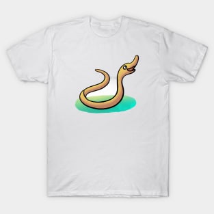 Cute Eel Drawing T-Shirt